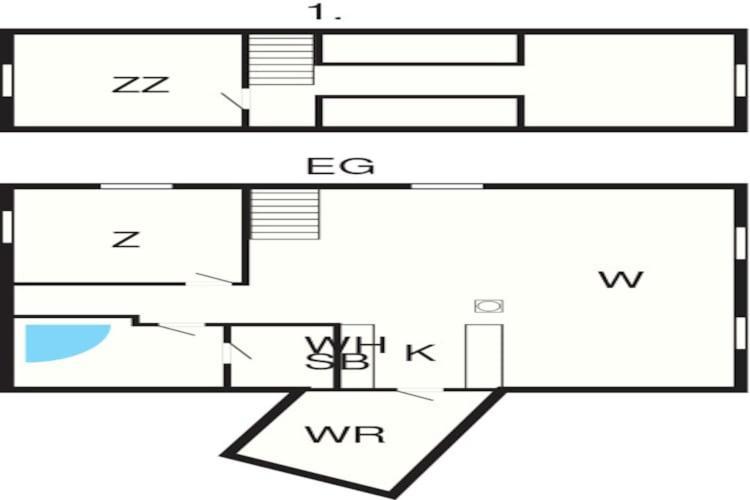 6 Person Holiday Home In Bl Vand ブラーバンド エクステリア 写真