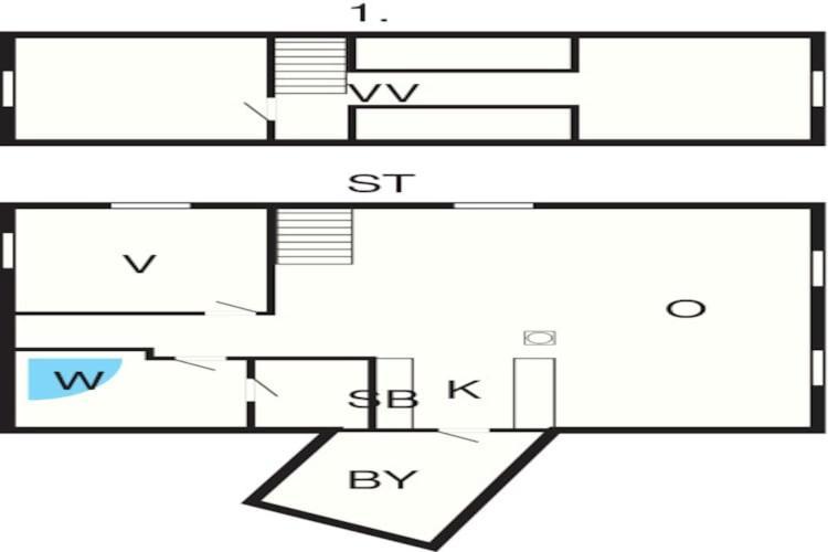 6 Person Holiday Home In Bl Vand ブラーバンド エクステリア 写真